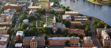 Howard campus aerial